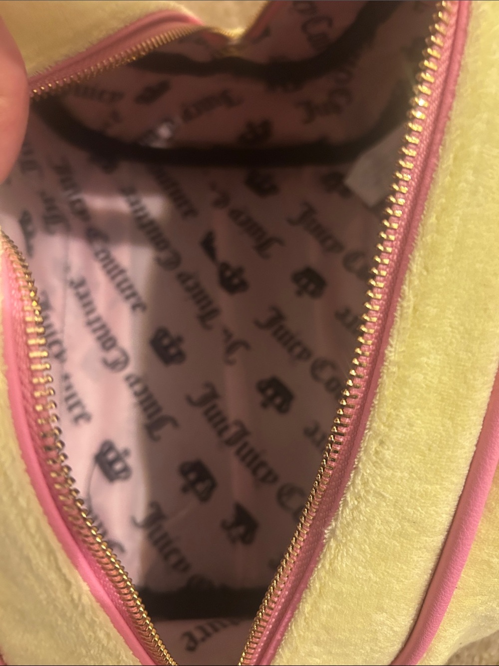 Juicy Couture Yellow and Pink Strawberry Mini Bowling Bag - Picture 5 of 7